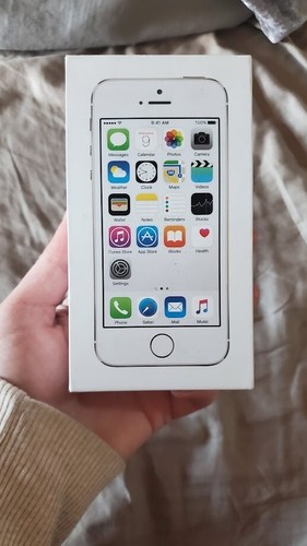 Iphone box no charger - 5, box,